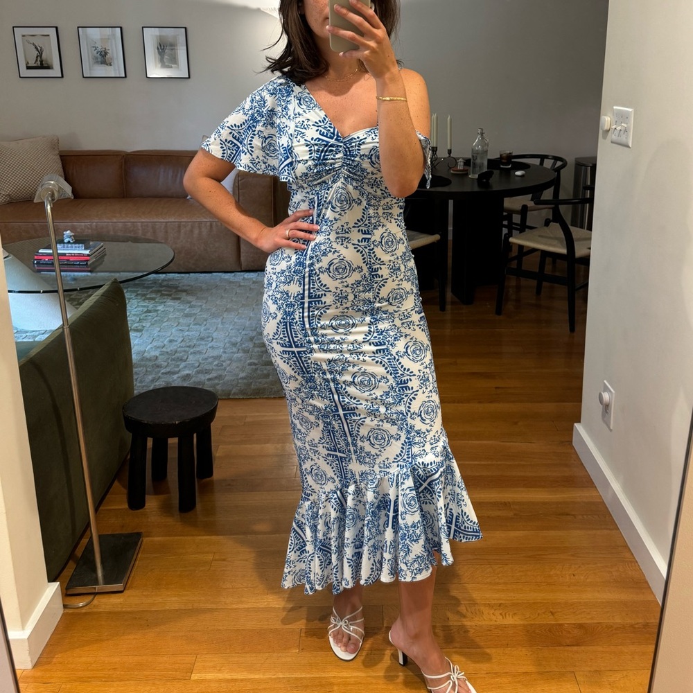 Viva Aviva Patterned Midi Dress